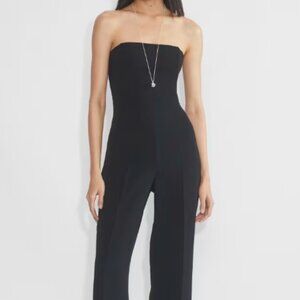 Aritzia Black Strapless Jumpsuit